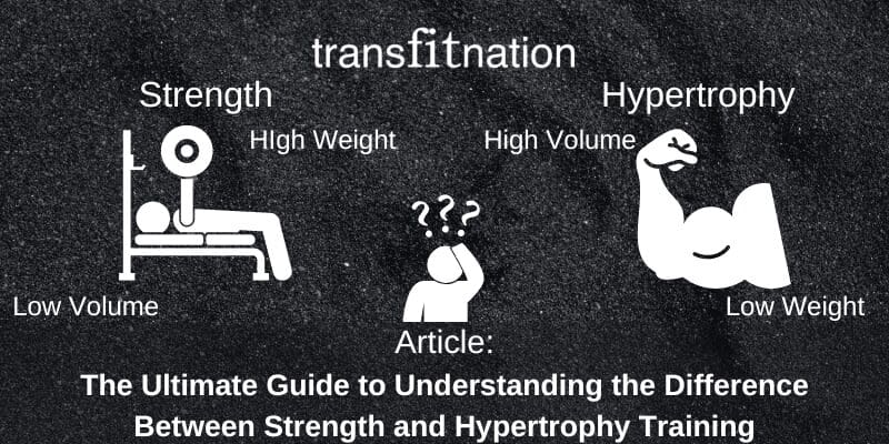 Hypertrophy Training & Strength Training Differences – The Ultimate Guide